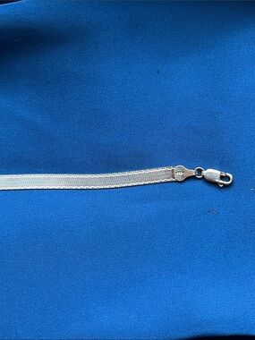 Sterling Silver Italian Herringbone Bracelet